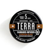 Kiva - Dark Chocolate Espresso Beans Terra Bites 100mg THC