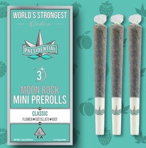 PRESIDENTIAL - Presidential - Mini Prerolls - Classic - Infused Preroll Pack -  3pk - 1.5g