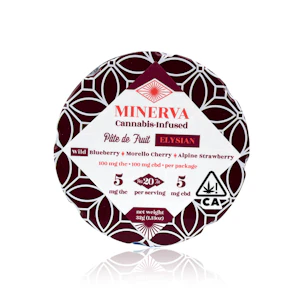 MINERVA - MINERVA - Edible - Elysian - 1:1 - 5MG - Pate de Fruit - 100MG