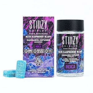 STIIIZY - Blue Raspberry Blast 100mg Gummies - STIIIZY