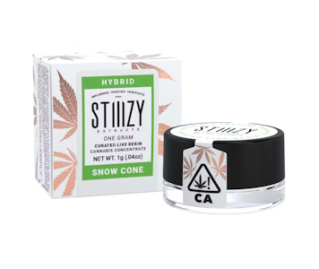 Stiiizy -  Snow Cone - 1g Curated Live Resin