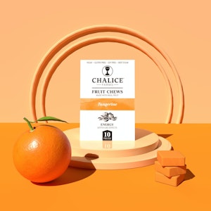 Chalice Farms - Tangerine Fruit Chews - 100mg