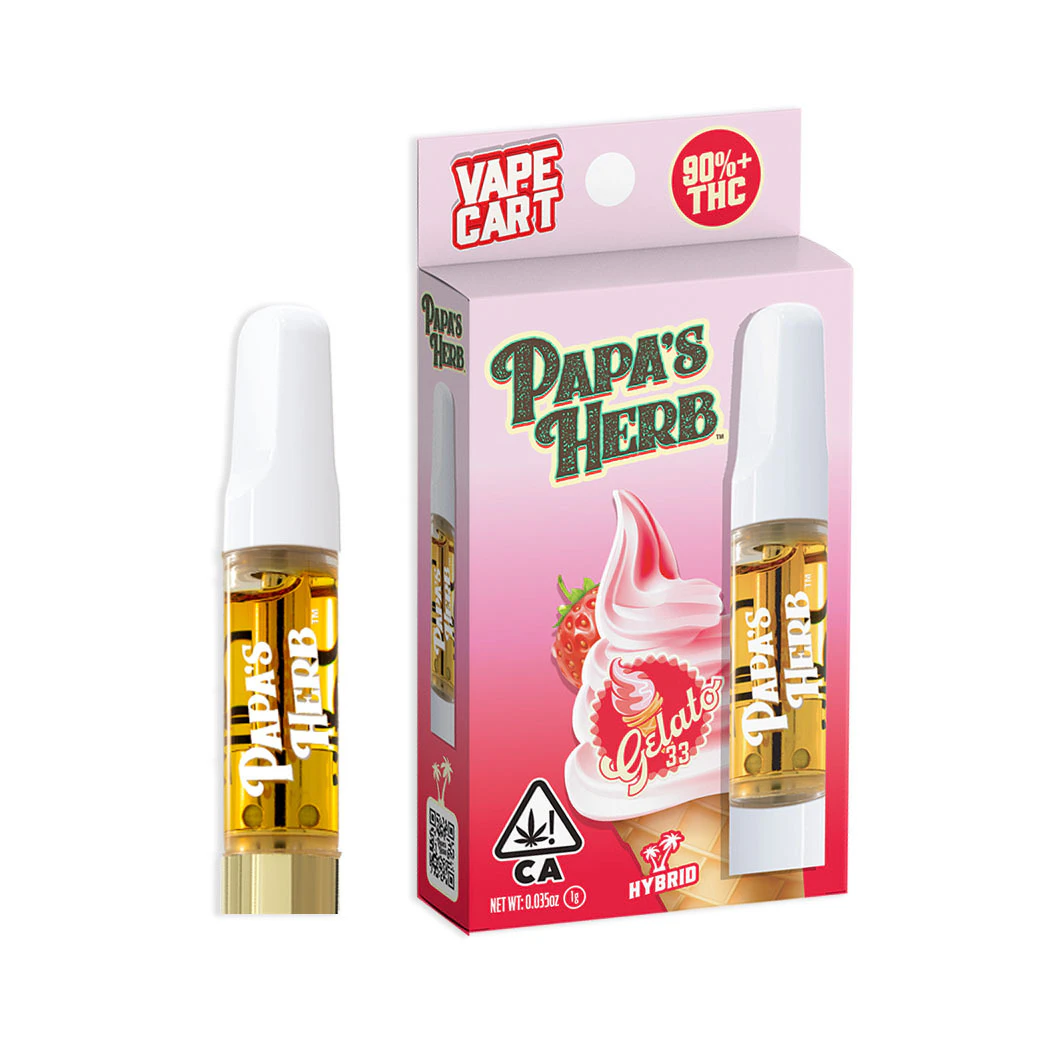 Papa's Herb - PAPAS HERB | GELATO 33 - 510 THREAD | CARTRIDGE | 1G Main Image