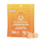 100mg THC NANO Sativa Tangerine Twist (10mg - 10 pack) - Kanha