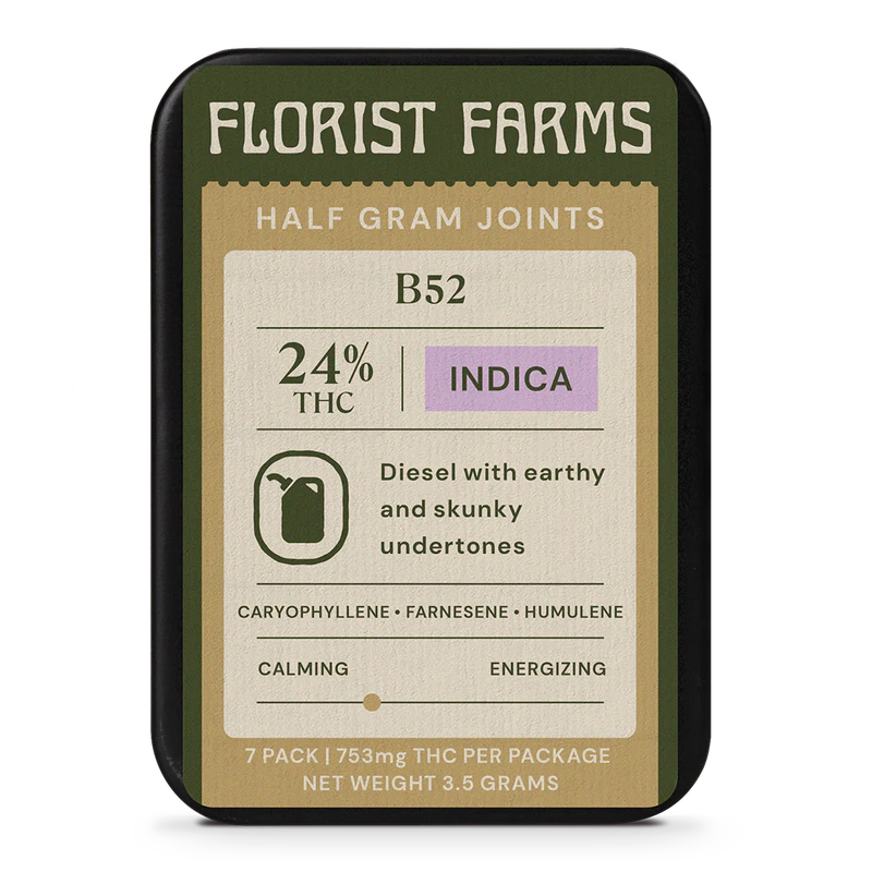 Florist Farms - Florist Farms - B-52 - 24% THC - 0.5g 7pk - Pre - Roll Main Image