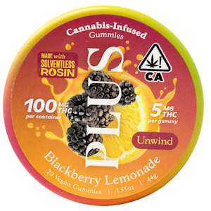 PLUS PRODUCTS - Plus - Unwind - Blackberry Lemonade - Gummies - 20pk - 100mg