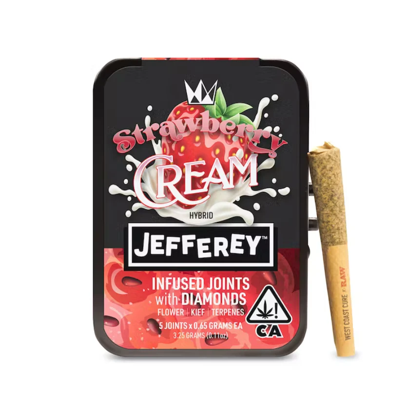 West Coast Cure - STRAWBERRY CREAM - JEFFEREY (5PK) - WEST COAST CURE Main Image