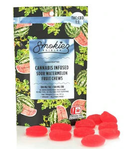 SMOKIEZ - 1:1 SOUR WATERMELON - SMOKIEZ