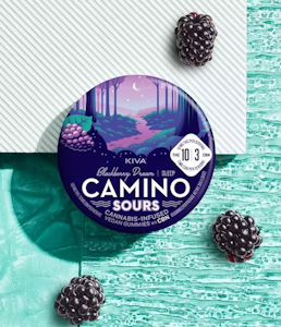 Kiva Confections - CAMINO SOURS - 10:3 CBN BLACKBERRY - KIVA CONFECTIONS