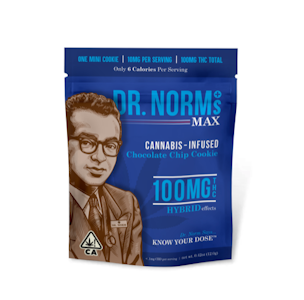 DR. NORM'S - SINGLE - CHOCOLATE CHIP COOKIE 100MG - DR. NORMS