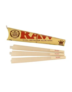 RAW - KING SIZE CONES (3PK) - RAW