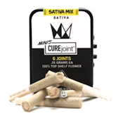 6 PACK - SATIVA MIX .35G - WEST COAST CURE