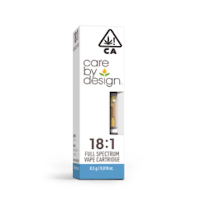 CARE BY DESIGN - 18:1 CARTRIDGE .5G - CARE BY DESIGN