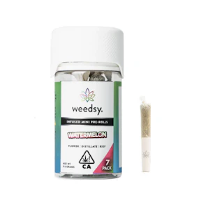 WEEDSY - WATERMELON MINI'S (7PK) - WEEDSY
