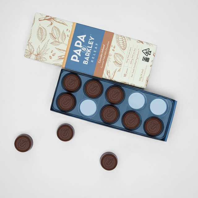 Papa & Barkley - CARAMEL FILLED MILK CHOCOLATE 100MG - PAPA & BARKLEY Main Image