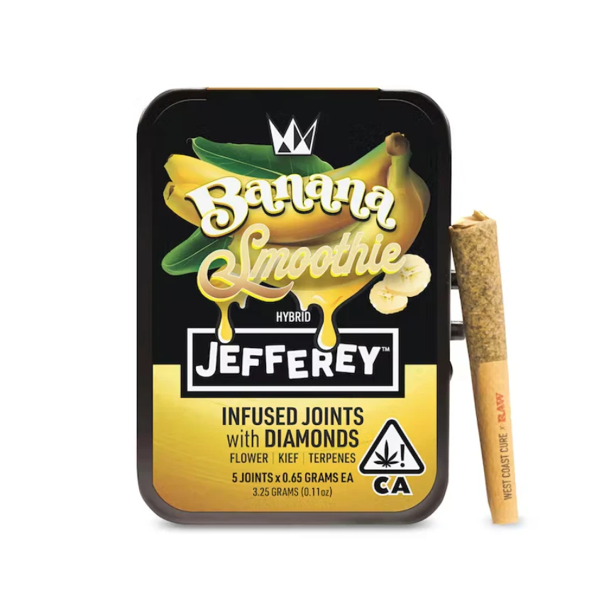 West Coast Cure - BANANA SMOOTHIE - JEFFEREY (5PK) - WEST COAST CURE Main Image