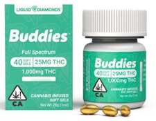 LIQUID DIAMONDS - 25MG HYBRID CAPS (40CT) - BUDDIES