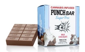 SOLVENTLESS SUGAR FREE - MILK CHOCOLATE 100MG - PUNCH EDIBLES & EXTRACTS