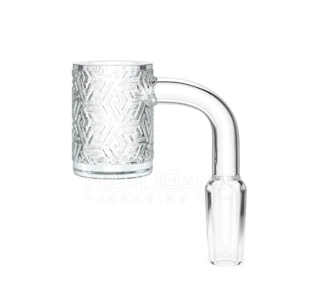 FTE - GLASS - PATTERNED THICK 4MM QUARTZ BANGER NAIL - FTE - GLASS