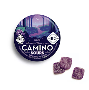 Kiva Confections - CAMINO - BLACKBERRY SOURS CBN 1:1:1 THC/CBD/CBN - KIVA CONFECTIONS
