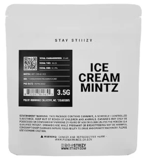 STIIIZY - WHITE - ICE CREAM MINTZ 3.5G - STIIIZY Main Image