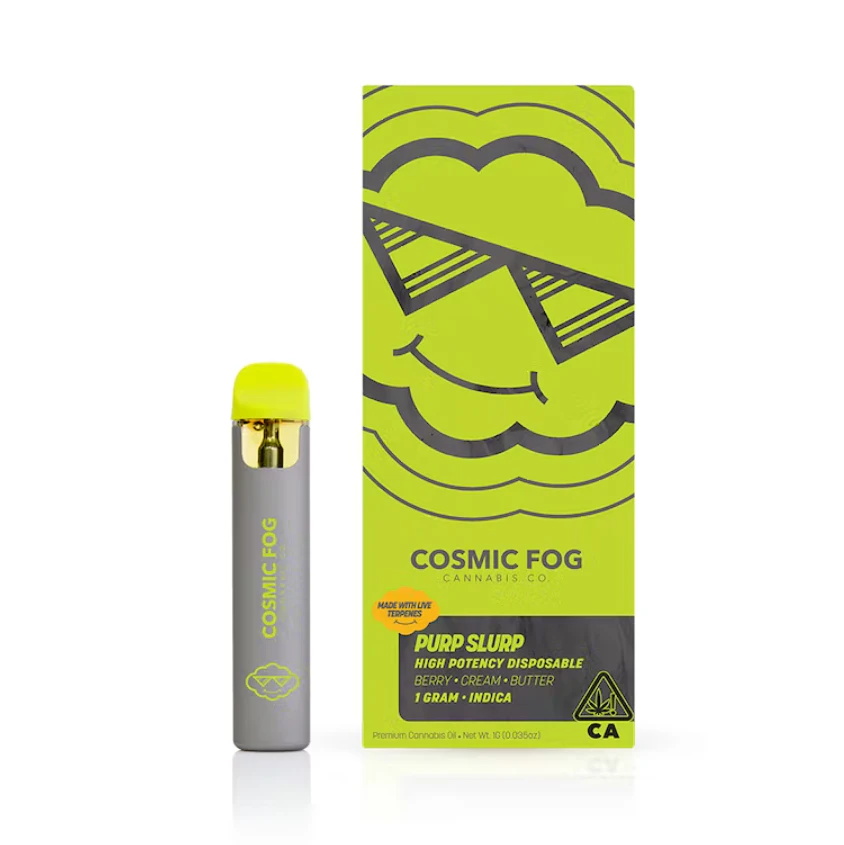 COSMIC FOG - PURP SLURP LIVE RESIN DISPOSABLE 1G - COSMIC FOG Main Image