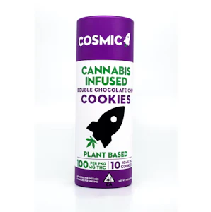 Cosmic Edibles - DOUBLE CHOCOLATE CHIP COOKIES 100MG - COSMIC EDIBLES