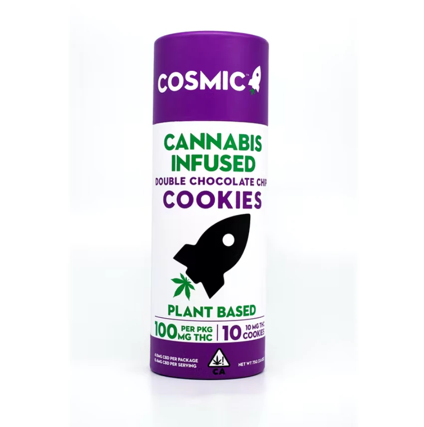 Cosmic Edibles - DOUBLE CHOCOLATE CHIP COOKIES 100MG - COSMIC EDIBLES Main Image