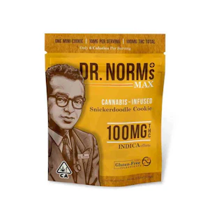 Dr. Norm's - SINGLE - SNICKERDOODLE MINI COOKIE 100MG - DR. NORMS