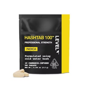 LEVEL BLENDS - HASHTAB INDICA 1000MG - LEVEL BLENDS