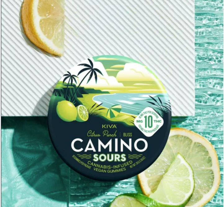 Kiva Confections - CAMINO SOURS - CITRUS PUNCH 100MG - KIVA CONFECTIONS Main Image
