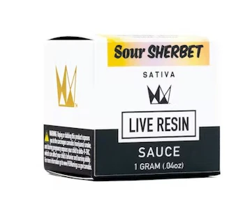 WEST COAST CURE - LIVE RESIN SAUCE - SOUR SHERBET 1G - WEST COAST CURE