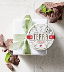 Kiva Confections - TERRA BITES ROSIN - PEPPERMINT PATTIE 100MG - KIVA CONFECTIONS