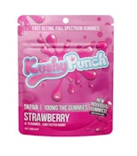 INDIVIDUAL - SATIVA STRAWBERRY 100MG - KUSHY PUNCH