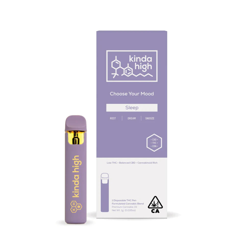 Kinda High - SLEEP CBD/THC/CBN DISPOSABLE 1G - KINDA HIGH Main Image
