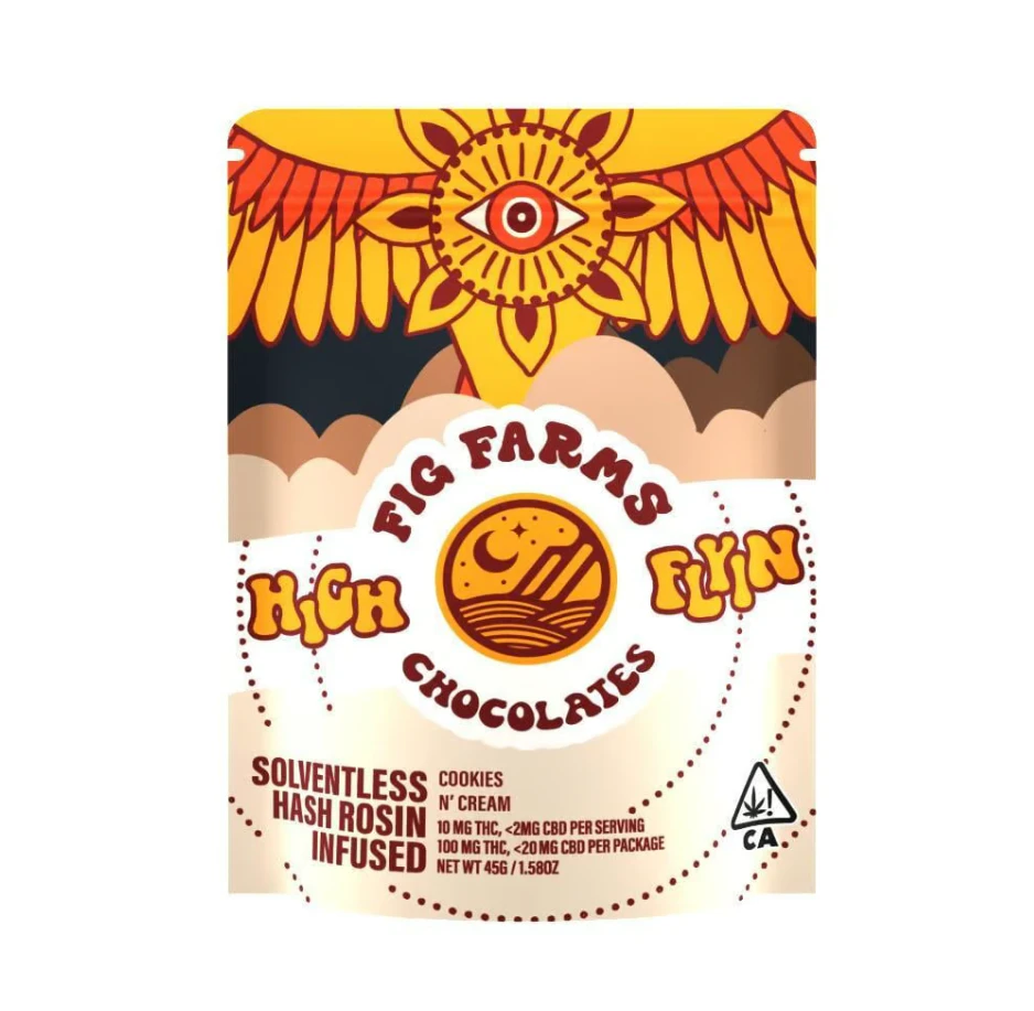 Fig Farms - MILK CHOCOLATE AND COOKIES 100MG - FIG FARMS Main Image