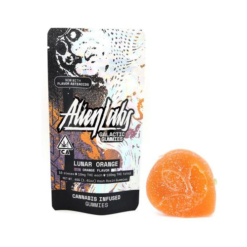 Alien Labs - LUNAR ORANGE GUMMIES 100MG - ALIEN LABS Main Image