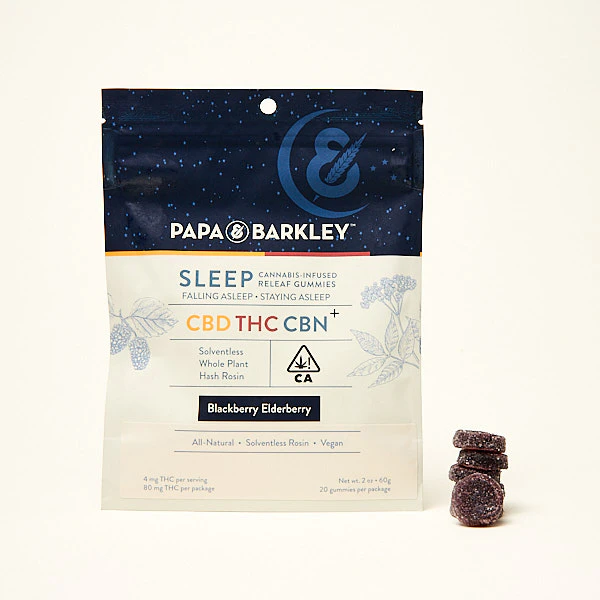 Papa & Barkley - SLEEP - BLACKBERRY ELDERBERRY GUMMIES - PAPA & BARKLEY Main Image
