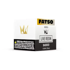 West Coast Cure - FATSO LIVE RESIN BADDER 1G - WEST COAST CURE