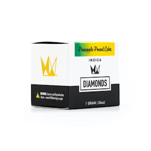 WEST COAST CURE - PINEAPPLE POUND CAKE DIAMONDS 1G - WEST COAST CURE