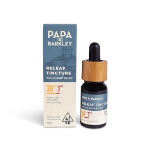 PAPA & BARKLEY - 30:1 CBD RICH RELEAF TINCTURE 15ML - PAPA & BARKLEY