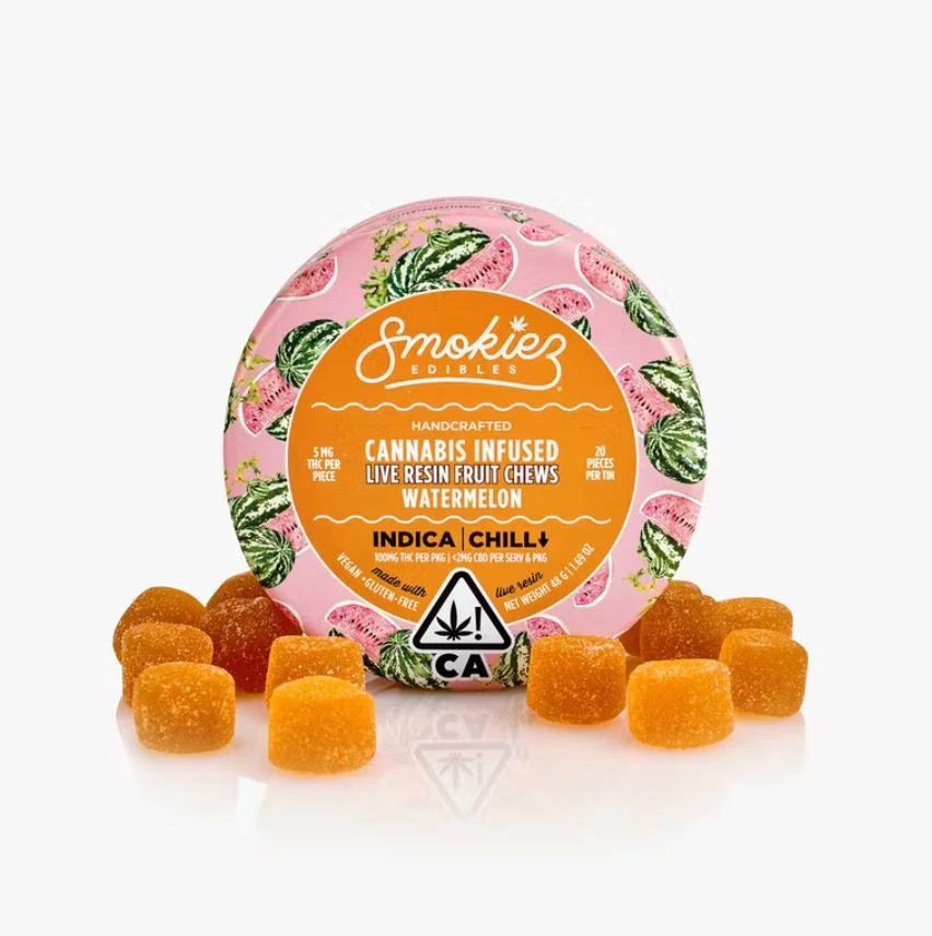 SMOKIEZ - WATERMELON LR FRUIT CHEWS 100MG - SMOKIEZ Main Image