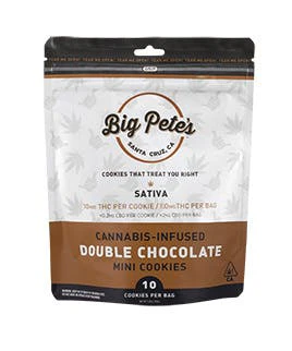 Big Pete's Treats - 10 PACK SATIVA - DOUBLE CHOCOLATE 100MG - BIG PETE'S Main Image