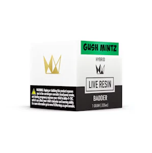 West Coast Cure - GUSH MINTZ LIVE RESIN BADDER 1G - WEST COAST CURE