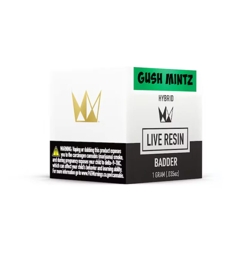 West Coast Cure - GUSH MINTZ LIVE RESIN BADDER 1G - WEST COAST CURE Main Image