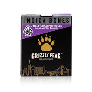 Grizzly Peak™ - INDICA BONE .5G (7PK) - GRIZZLY PEAK FARMS