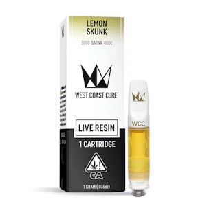 West Coast Cure - LEMON SKUNK LIVE RESIN CART 1G - WEST COAST CURE