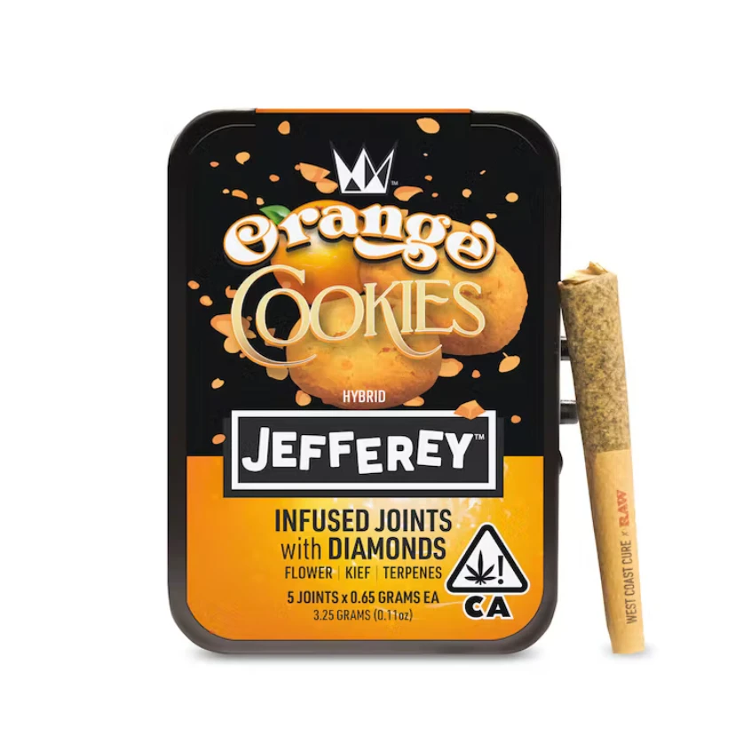 West Coast Cure - ORANGE COOKIES - JEFFEREY (5PK) - WEST COAST CURE Main Image