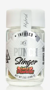 Punch Edibles & Extracts - STINGER INFUSED 5 PACK - SWEET STRAWBERRY .5G - PUNCH EDIBLES & EXTRACTS