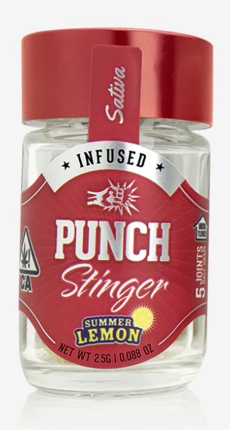 Punch Edibles & Extracts - STINGER INFUSED 5 PACK - SUMMER LEMON .5G - PUNCH EDIBLES & EXTRACTS Main Image
